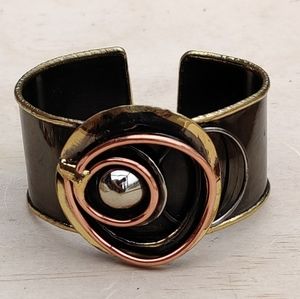 Unique vintage cuff bracelet